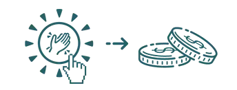 讀者點擊 LikeCoin button，化讚為賞，讓作者獲得收入