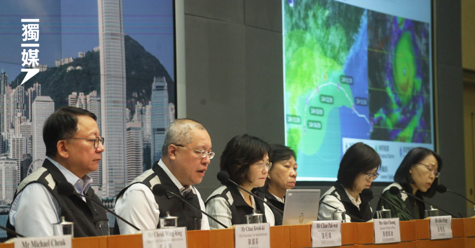【蘇拉襲港】凌晨改掛八號風球 天文台:風暴潮與「山竹」時相若 | 獨媒報導 | 獨立媒體